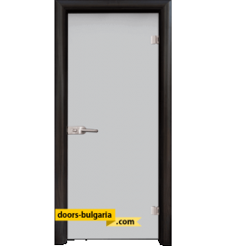 Стъклена интериорна врата, Matt G 11, каса Златен дъб